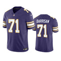 Men’s Minnesota Vikings #71 Christian Darrisaw Purple Classic F.U.S.E. Limited Jersey
