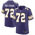 Men’s Minnesota Vikings #72 Ryan Van Demark Nike Purple Classic F.U.S.E. Limited Jersey