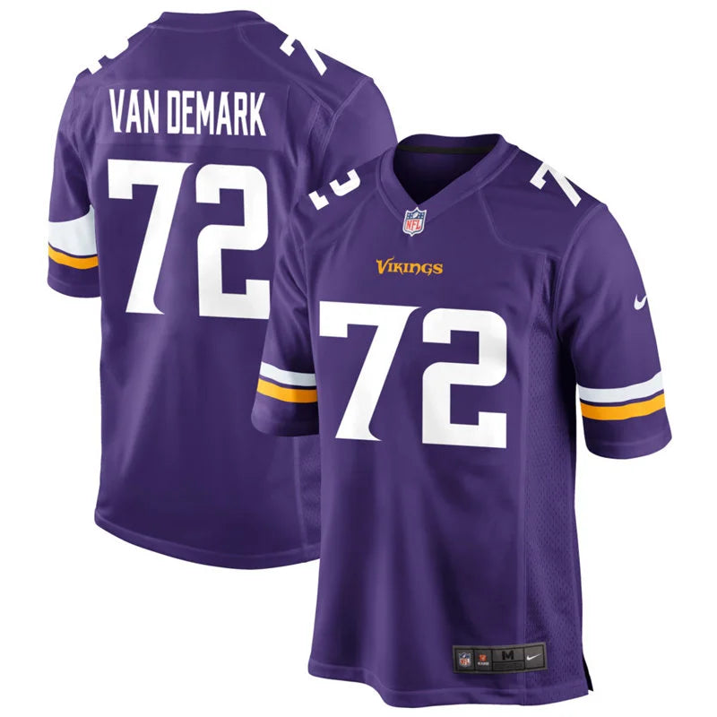 Men’s Minnesota Vikings #72 Ryan Van Demark Nike Purple F.U.S.E. Vapor Limited Jersey