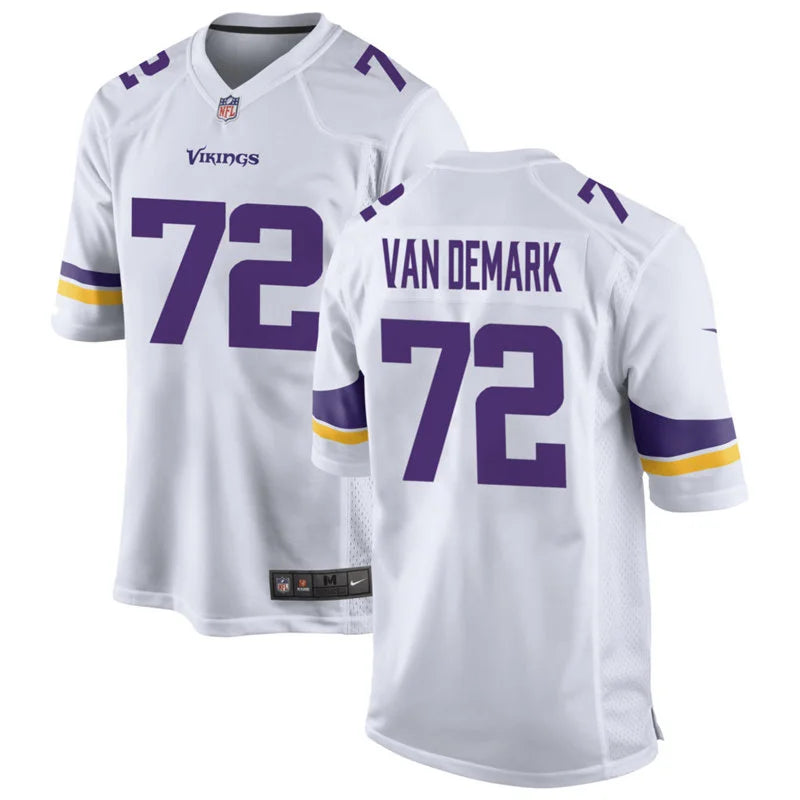 Men’s Minnesota Vikings #72 Ryan Van Demark Nike White F.U.S.E. Vapor Limited Jersey