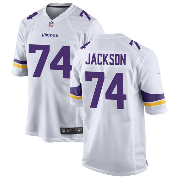 Men’s Minnesota Vikings #74 Donovan Jackson Nike White F.U.S.E. Vapor Limited Jersey