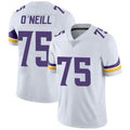 Men’s Minnesota Vikings #75 Brian O’neill Nike White Vapor Untouchable Limited Player Jersey