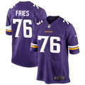 Men’s Minnesota Vikings #76 Will Fries Nike Purple F.U.S.E. Vapor Limited Jersey
