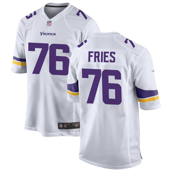 Men’s Minnesota Vikings #76 Will Fries Nike White F.U.S.E. Vapor Limited Jersey