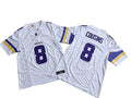 Men’s Minnesota Vikings #8 Kirk Cousins Nike White 2023 F.U.S.E. Vapor Limited Jersey