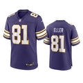 Men’s Minnesota Vikings #81 Carl Eller Purple Classic F.U.S.E. Limited Jersey