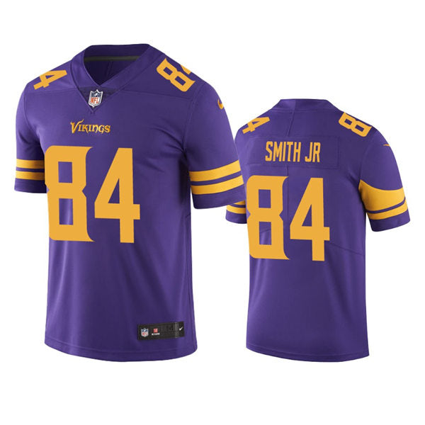 Men’s Minnesota Vikings #84 Irv Smith Jr.  Nike Purple Color Rush Vapor Untouchable Limited Jersey