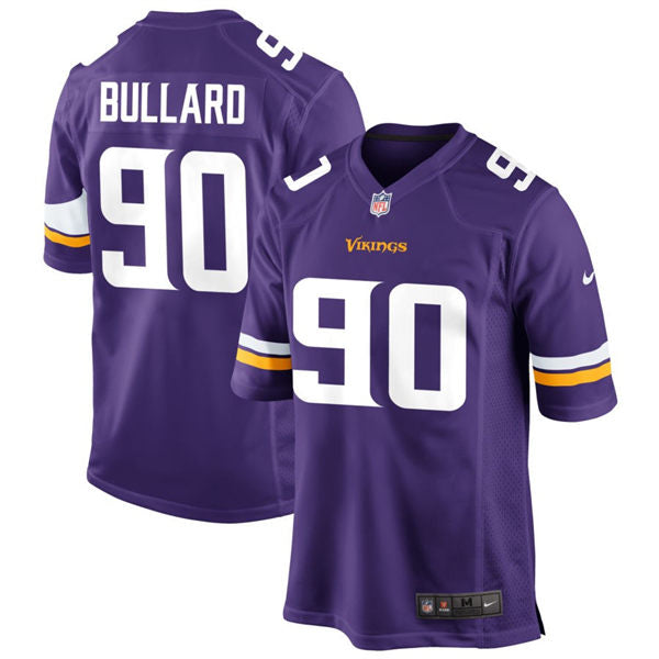 Men’s Minnesota Vikings #90 Jonathan Bullard Nike Purple Vapor Untouchable Limited Palyer Jersey
