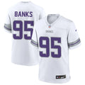 Men’s Minnesota Vikings #95 Caleb Banks Nike White Alternate Vapor F.U.S.E. Winter Warrior Limited Jersey