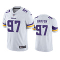 Men’s Minnesota Vikings #97 Everson Griffen Nike White Vapor Untouchable Limited Jersey