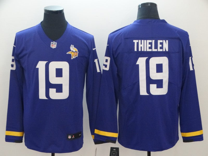 Men’s Minnesota Vikings Adam Thielen #19 Purple Jersey