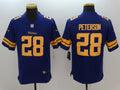 Men’s Minnesota Vikings Adrian Peterson #28 Purple Jersey