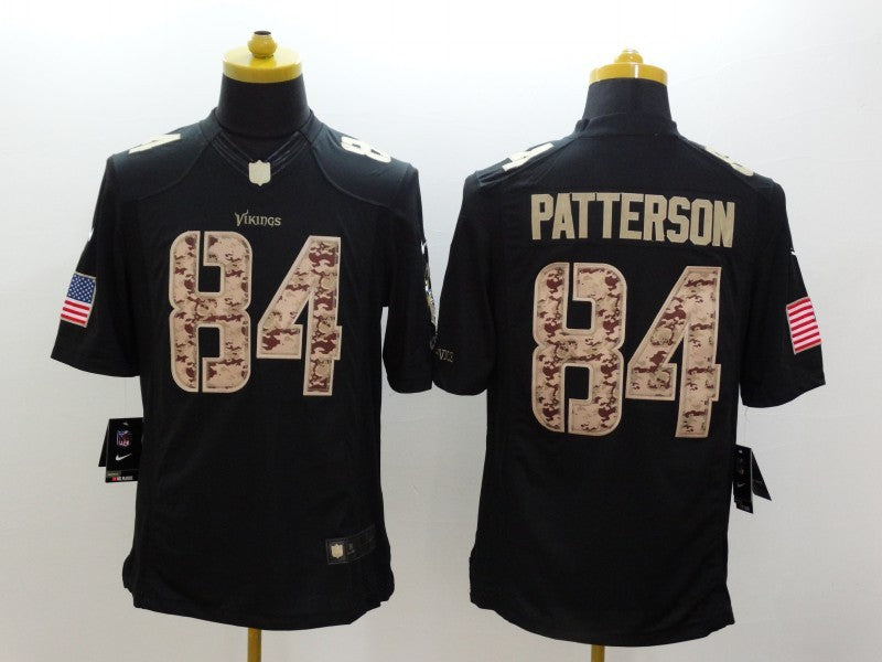 Men’s Minnesota Vikings Cordarrelle Patterson #84 Black Jersey