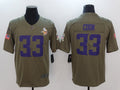 Men’s Minnesota Vikings Dalvin Cook #33 Brown Authentic Jersey