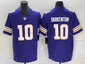 Men’s Minnesota Vikings Fran Tarkenton #10 Purple Classic Jersey