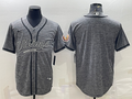 Men’s Minnesota Vikings Gray Blank Jersey