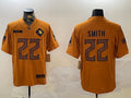 Men’s Minnesota Vikings Harrison Smith #22 Brown 2023 Salute To Service Limited Jersey