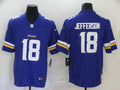Men’s Minnesota Vikings Justin Jefferson #18 Purple Jersey