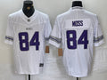Men’s Minnesota Vikings Randy Moss #84 White Alternate Vapor F.U.S.E. Elite Jersey