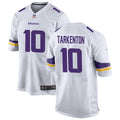 Men’s Minnesota Vikings Retired Player #10 Fran Tarkenton Nike White Vapor Untouchable Limited Jersey