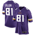 Men’s Minnesota Vikings Retired Player #81 Carl Eller Nike Purple Vapor Untouchable Limited Jersey