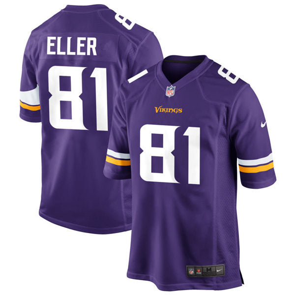 Men’s Minnesota Vikings Retired Player #81 Carl Eller Nike Purple Vapor Untouchable Limited Jersey