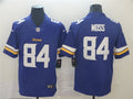 Men’s Minnesota Vikings Retired Player #84 Randy Moss Nike Purple Vapor Untouchable Limited Jersey