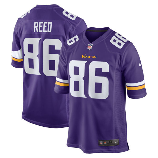 Men’s Minnesota Vikings Retired Player #86 Jake Reed Nike Purple Vapor Untouchable Limited Jersey