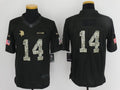 Men’s Minnesota Vikings Stefon Diggs #14 Black Alternate Jersey