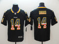Men’s Minnesota Vikings Stefon Diggs #14 Black Jersey