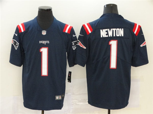 Men’s New England Patriots #1 Cam Newton  Navy Nike Color Rush Legend Player Limited Jersey