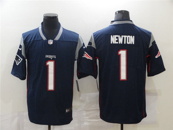 Men’s New England Patriots #1 Cam Newton Navy Nike Vapor Untouchable Limited Jersey