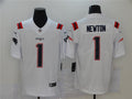 Men’s New England Patriots #1 Cam Newton White Nike Color Rush Legend Player Limited Jersey