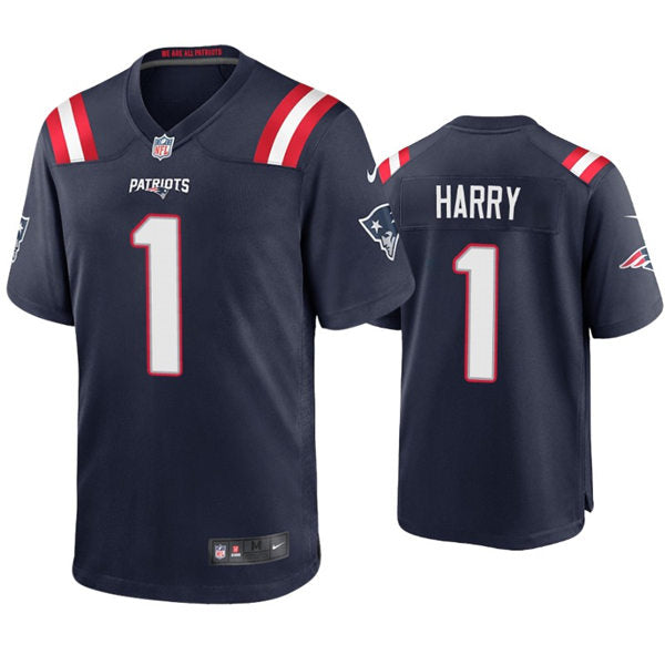 Mens New England Patriots #1 N’Keal Harry Nike Color Rush Vapor Player Limited Jersey