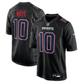 Mens New England Patriots #10 Drake Maye  Black Fashion Game Jersey