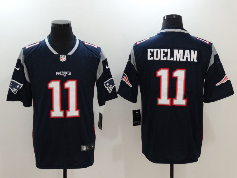Men’s New England Patriots #11 Julian Edelman Navy Nike Vapor Untouchable Limited Jersey