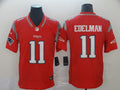 Men’s New England Patriots #11 Julian Edelman Red Nike Inverted Legend Jersey