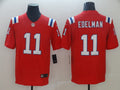 Men’s New England Patriots #11 Julian Edelman Red Nike Vapor Untouchable Limited Jersey