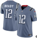 Mens New England Patriots #12 Tom Brady Storm Blue Rivalries Collection F.U.S.E. Limited Jersey
