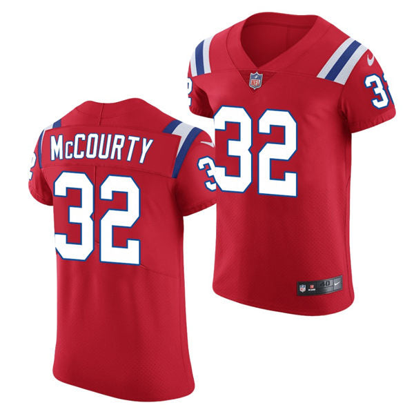 Men’s New England Patriots #32 Devin McCourty Red Nike Vapor Untouchable Limited Jersey