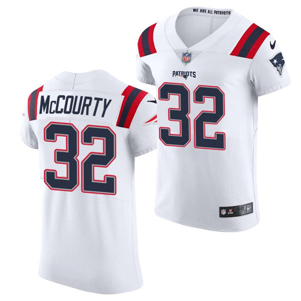 Men’s New England Patriots #32 Devin McCourty White Nike Legend Player Limited Jersey
