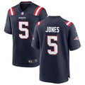 Mens New England Patriots #5 Dre’Mont Jones Nike Navy Vapor F.U.S.E. Limited Jersey