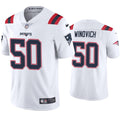 Mens New England Patriots #50 Chase Winovich Nike White Vapor Untouchable Limited Jersey