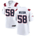 Mens New England Patriots #58 Jared Wilson Nike White Vapor F.U.S.E. Limited Jersey