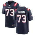 Men’s New England Patriots Retired Player #73 John Hannah Nike Navy Vapor F.U.S.E. Limited Jersey