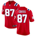Men’s New England Patriots Retired Player #87 Ben Coates Nike Red Alternate Vapor F.U.S.E. Limited Jersey