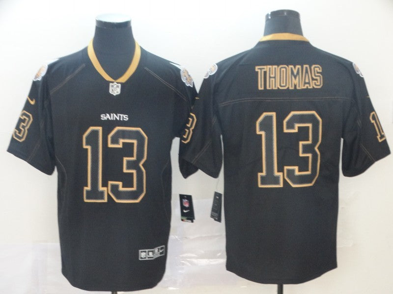 Men’s New Orleans Saints #13 Michael Thomas Black Authentic Jersey