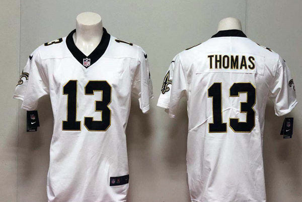 Men’s New Orleans Saints #13 Michael Thomas White Nike Vapor Untouchable Limited Jersey