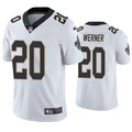 Mens New Orleans Saints #20 Pete Werner Nike White Vapor Untouchable Limited Jersey