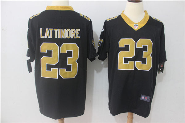 Men’s New Orleans Saints #23 Marshon Lattimore Black Nike Vapor Untouchable Limited Jersey